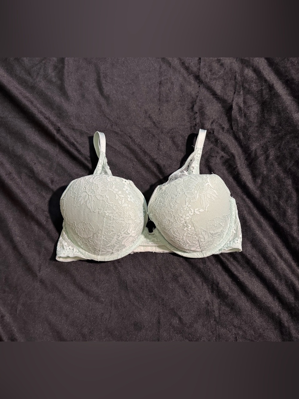 Auden Lace Molded Bra in Mint